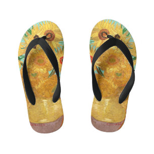 Sunflowers Vincent van Gogh Kid's Flip Flops