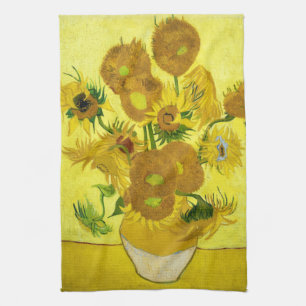 Sunflowers Vincent van Gogh Kitchen Towel