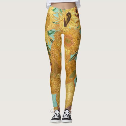 Sunflowers Vincent van Gogh    Leggings