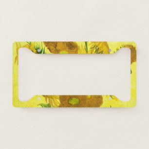 Sunflowers Vincent van Gogh License Plate Frame