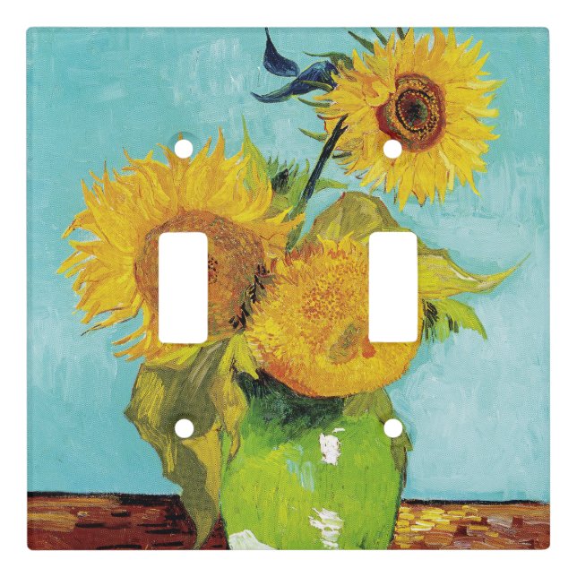 Sunflowers Vincent van Gogh   Light Switch Cover (Front)