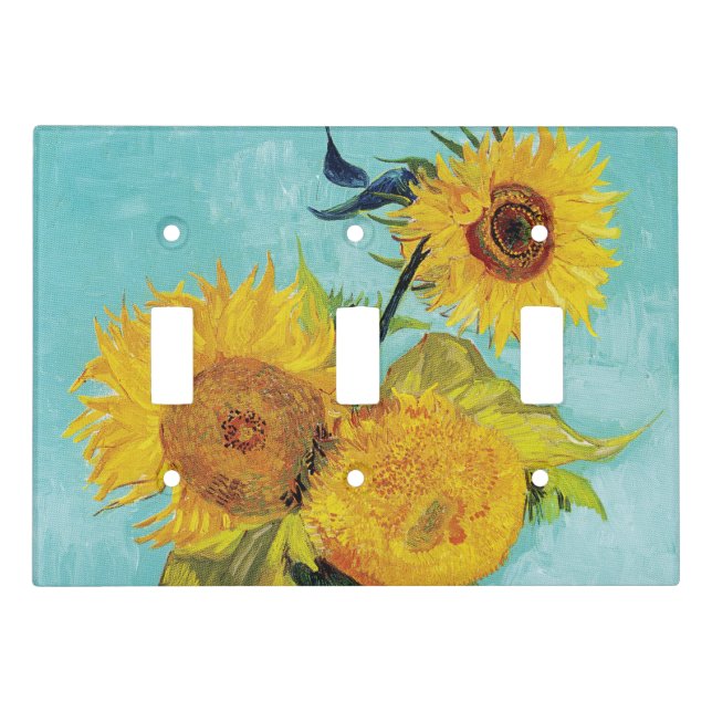 Sunflowers Vincent van Gogh   Light Switch Cover (Front)