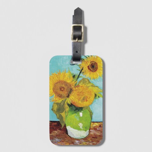 Sunflowers Vincent van Gogh    Luggage Tag