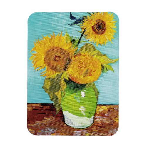 Sunflowers Vincent van Gogh  Magnet