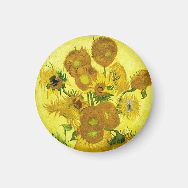 Sunflowers Vincent van Gogh  Magnet (Front)