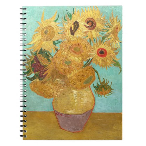 Sunflowers Vincent van Gogh   Notebook