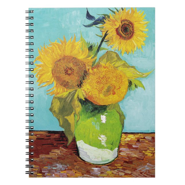 Sunflowers Vincent van Gogh   Notebook (Front)