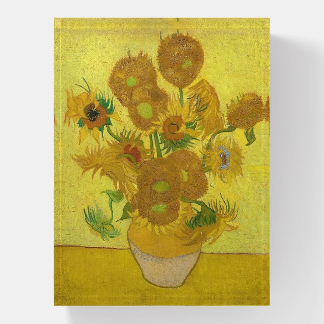 Sunflowers-Vincent van Gogh Paperweight (Vertical)