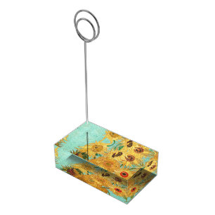 Sunflowers Vincent van Gogh Place Card Holder