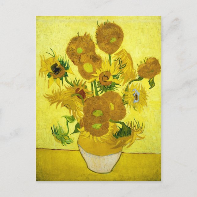 Sunflowers Vincent van Gogh  Postcard (Front)