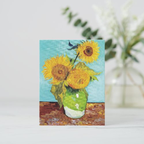 Sunflowers Vincent van Gogh Postcard