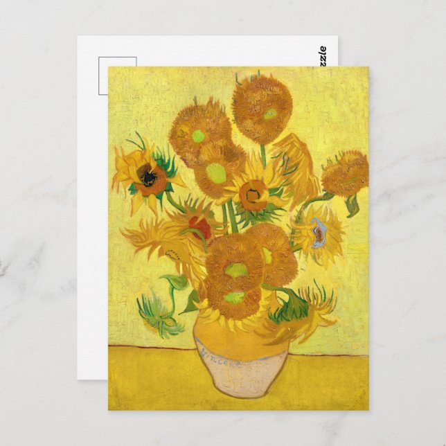 Sunflowers, Vincent van Gogh Postcard (Front/Back)