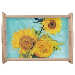 Sunflowers Vincent van Gogh Serving Tray