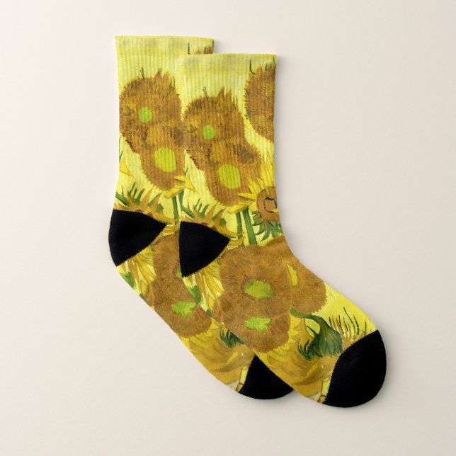 Sunflowers Vincent van Gogh    Socks (Pair)