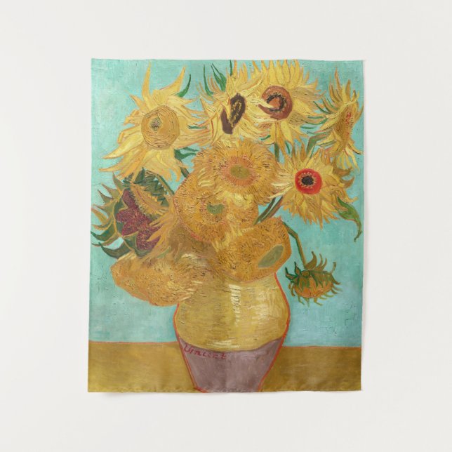 Sunflowers Vincent van Gogh  Tapestry (Front)