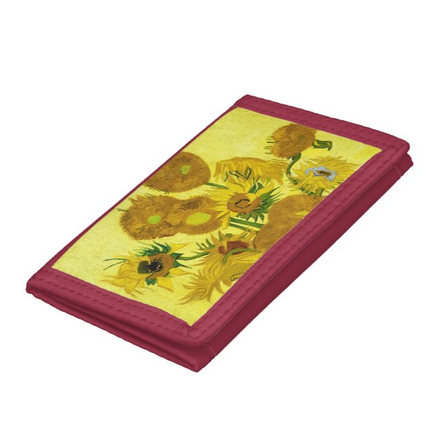 Sunflowers Vincent van Gogh  Trifold Wallet (Bottom)