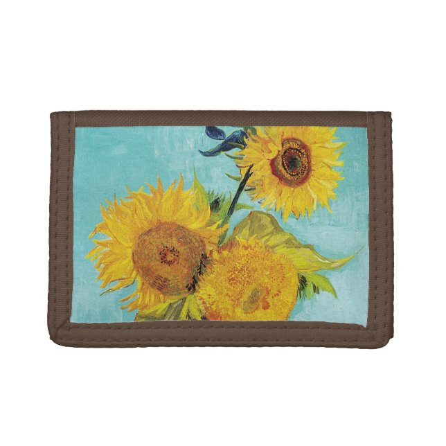 Sunflowers Vincent van Gogh  Trifold Wallet (Front)
