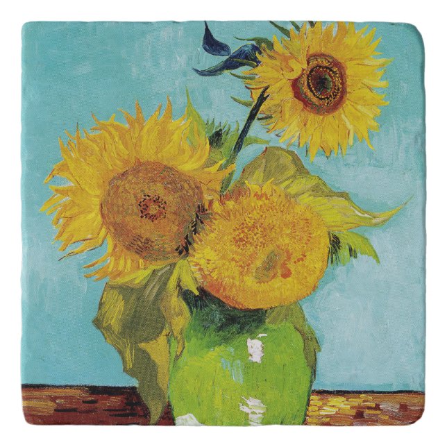 Sunflowers Vincent van Gogh  Trivet (Front)