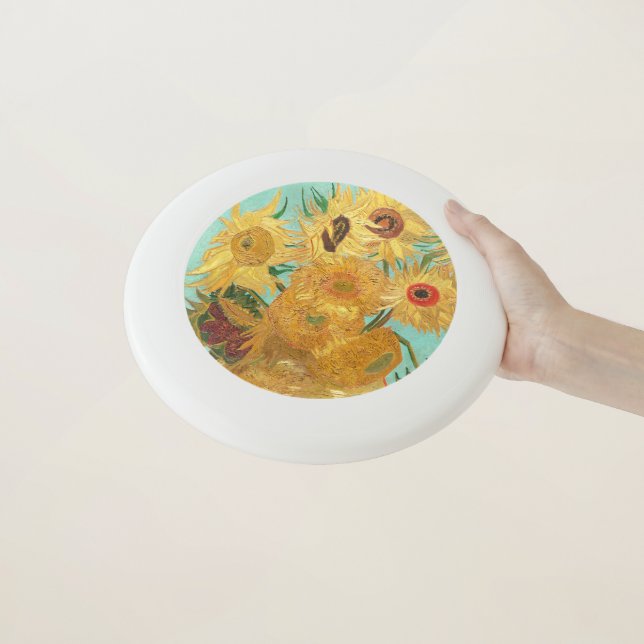 Sunflowers Vincent van Gogh    Wham-O Frisbee (In Hand)