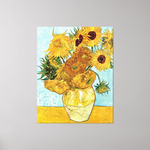 Sunflowers _ Vincent Willem van Gogh Canvas Print