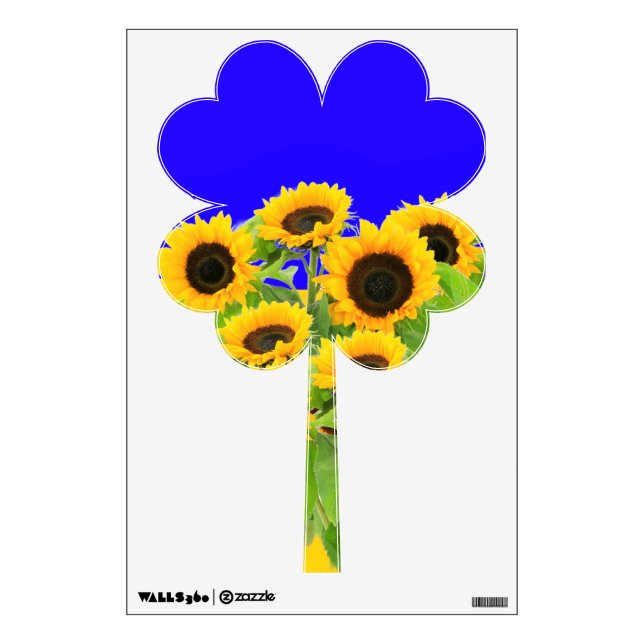 Sunflowers Wall Decal (Front)