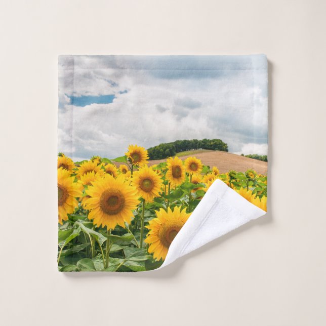 Sunflowers Wash Cloth (Wash Cloth)