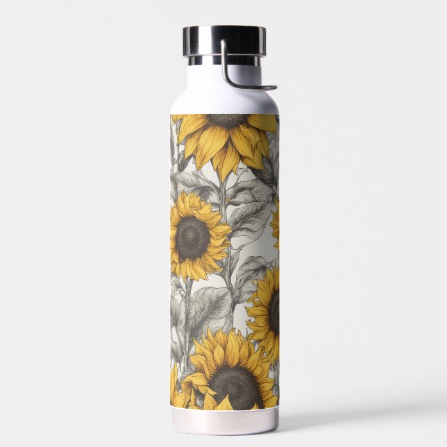 SunFlowers Water Bottle (Left)
