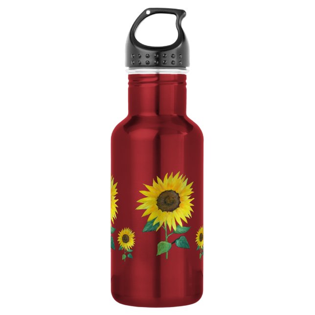 Sunflowers Water Bottle (Front)