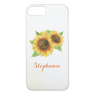 Sunflowers Watercolor iPhone 8/7 Case