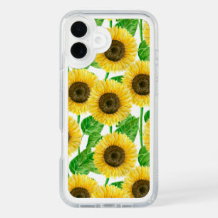 Sunflowers watercolor iPhone 16 plus case