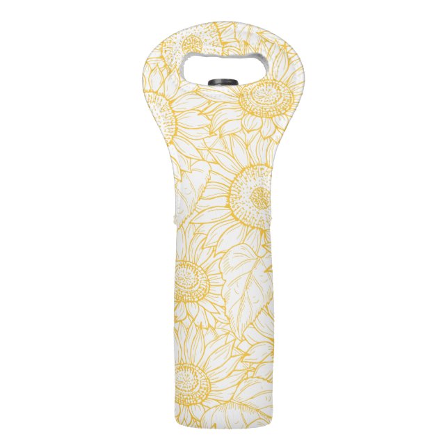 Sunflowers Wine Bag (Front)