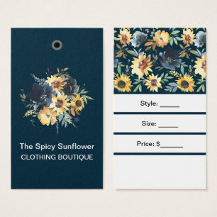 Sunflowers with Bar Code Price Tags