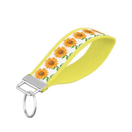 Sunflowers Wrist Keychain