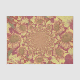 Sunflowers Yellow Decoupage Watercolor Floral Art Tissue Paper