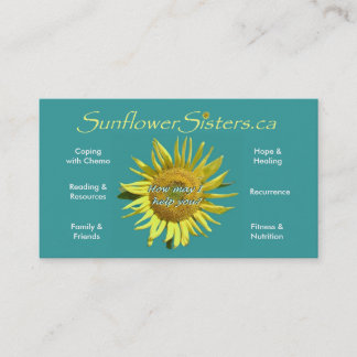 SunflowerSisters.ca Business Card