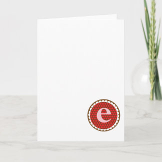 Sunflowery Flair Red- E Note Card