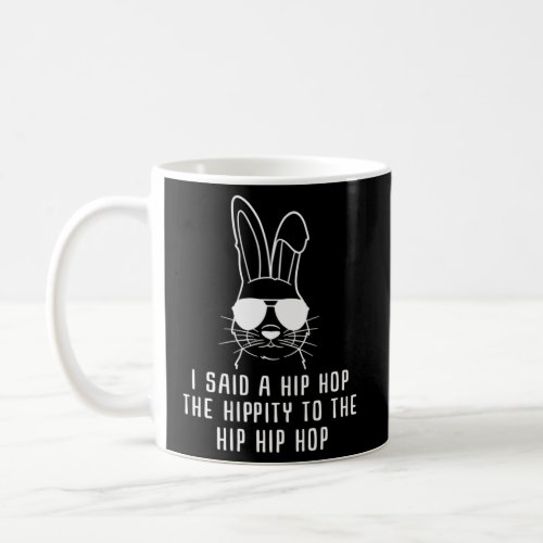 Sunglass Bunny Hip Hop Hippity Easter Menss Coffee Mug