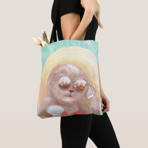 Sunglass Cat Tote Bag