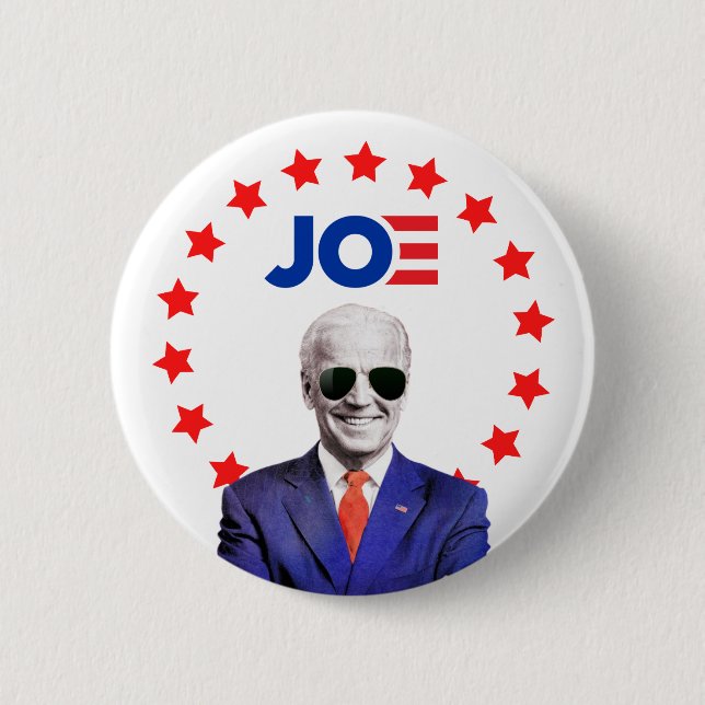 Sunglass Elect Joe Biden Presidential Election Button (Front)
