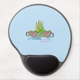Sunglass helo summer holiday gel mouse pad
