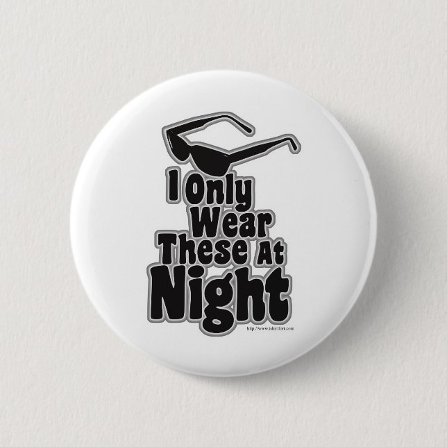 Sunglasses After Dark Button (Front)