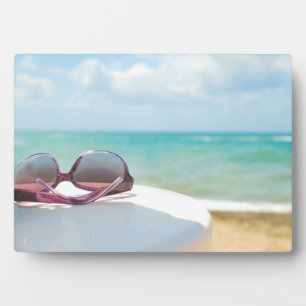 Sunglasses At Beach Plaque