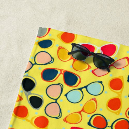 Sunglasses Beach Towel