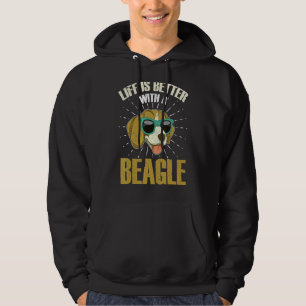 Sunglasses Beagle Dog Owner Cute Animal Beagle Hoodie