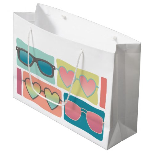 Sunglasses Blocks Large Gift Bag