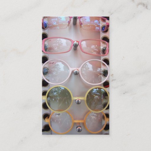 Customizable sunglasses business card templates