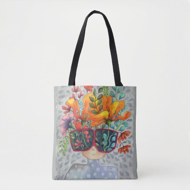 Sunglasses Creativity Tote (Front)