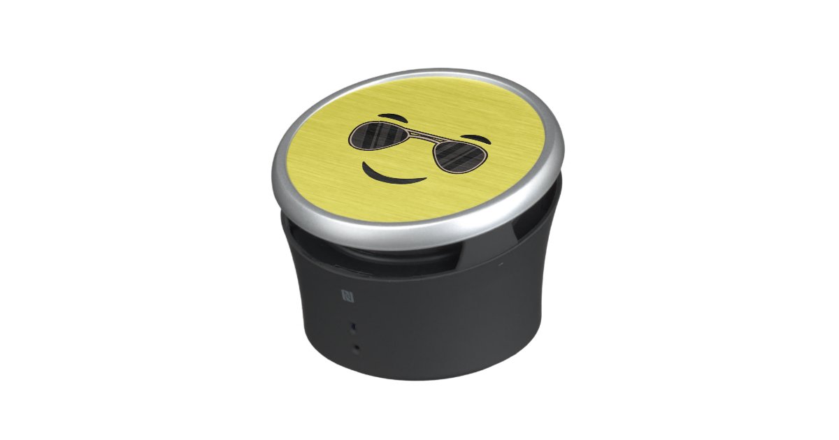 Sunglasses Emoji Bluetooth Speaker Zazzle