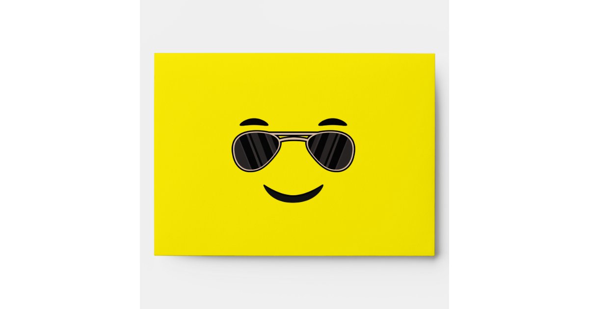 Sunglasses Emoji Envelope 