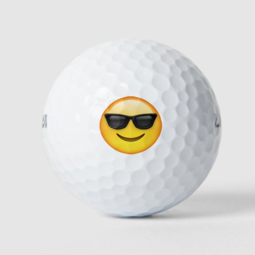 Sunglasses _ Emoji Golf Balls